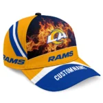los-angeles-rams-cap-custom-blazing-fire-blue-best-selling.webp