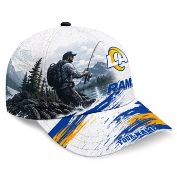Los Angeles Rams Cap - Personalized Photo Realistic Blue White