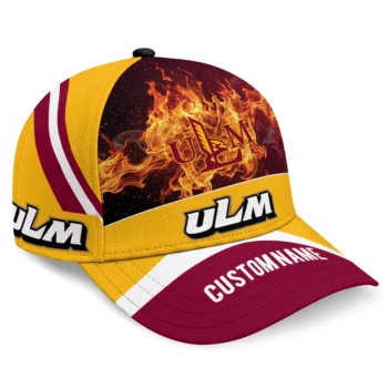 Louisiana-Monroe Warhawks Cap - Custom Blazing Fire Red