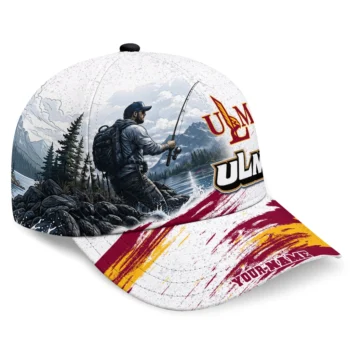 Louisiana-Monroe Warhawks Cap - Custom Photo Realistic Red White