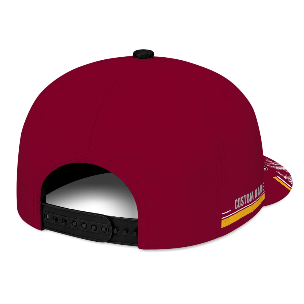 louisiana-monroe-warhawks-cap-custom-smoke-flames-red-fashion-forward.webp