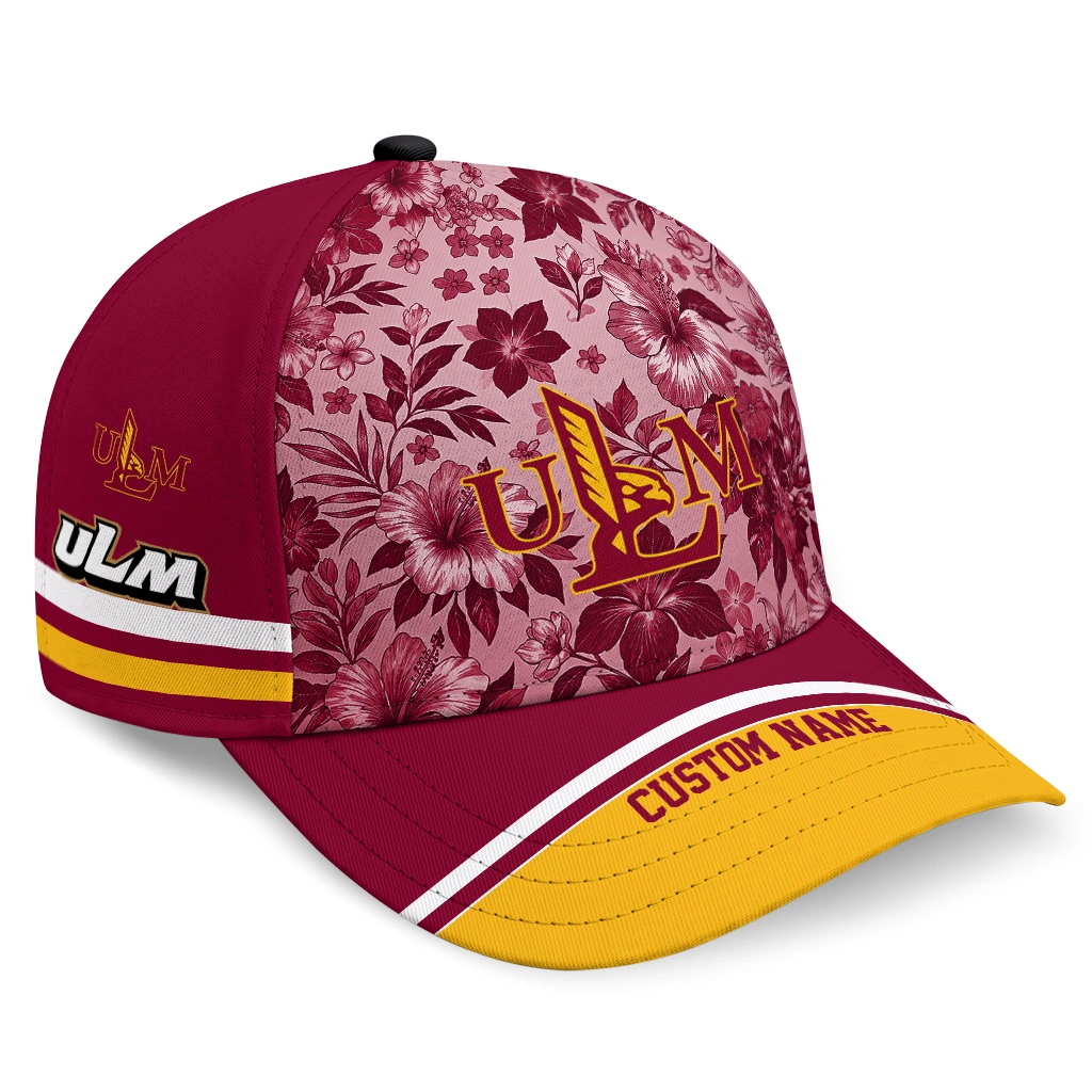louisiana-monroe-warhawks-cap-custom-tropical-floral-red-best-selling.webp louisiana monroe warhawks cap custom tropical floral red best selling