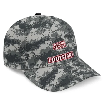 Louisiana Ragin Cajuns Cap - Custom Digital Camo Gray