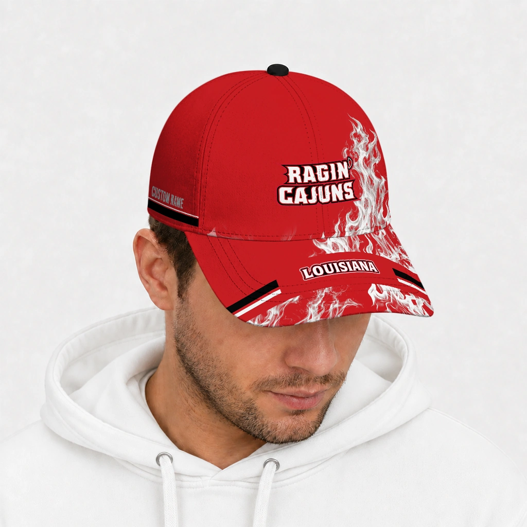 louisiana-ragin-cajuns-cap-custom-smoke-flames-red-new-arrival.webp