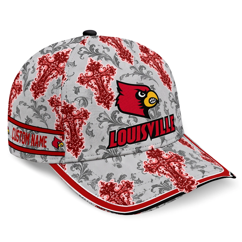 louisville-cardinals-cap-customized-damask-pattern-red-white-best-selling.webp louisville cardinals cap customized damask pattern red white best selling