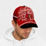 louisville-cardinals-cap-customized-tropical-floral-red-best-selling.webp