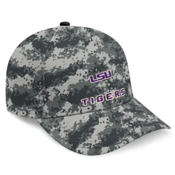 LSU Tigers Cap - Personalized Digital Camo Gray