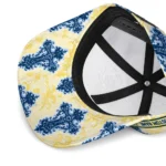 marquette-golden-eagles-cap-personalized-damask-pattern-blue-white-best-selling.webp