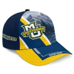 marquette-golden-eagles-cap-personalized-diagonal-slash-blue-best-selling.webp
