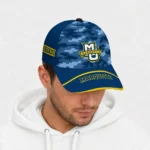 marquette-golden-eagles-cap-personalized-pixel-camo-blue-best-selling.webp