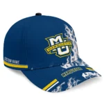 marquette-golden-eagles-cap-personalized-smoke-flames-blue-best-selling.webp