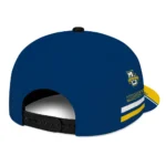 marquette-golden-eagles-cap-personalized-tropical-floral-blue-best-selling.webp