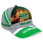 marshall-thundering-herd-cap-custom-blazing-fire-green-best-selling.webp
