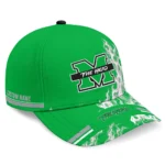 marshall-thundering-herd-cap-custom-smoke-flames-green-best-selling.webp