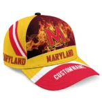 maryland-terrapins-cap-customized-blazing-fire-red-best-selling.webp