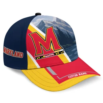Maryland Terrapins Cap - Customized Diagonal Slash Red