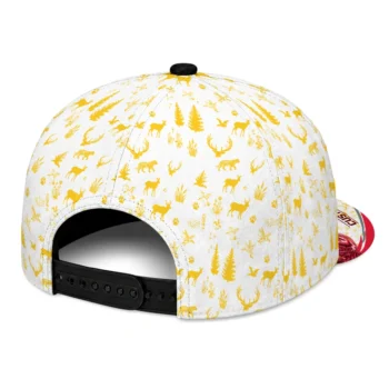 maryland terrapins cap customized toile pattern red white fashion forward