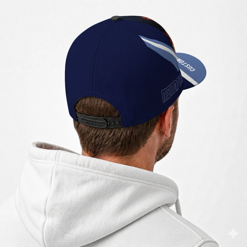 memphis-grizzlies-cap-customized-blazing-fire-blue-latest-model.webp