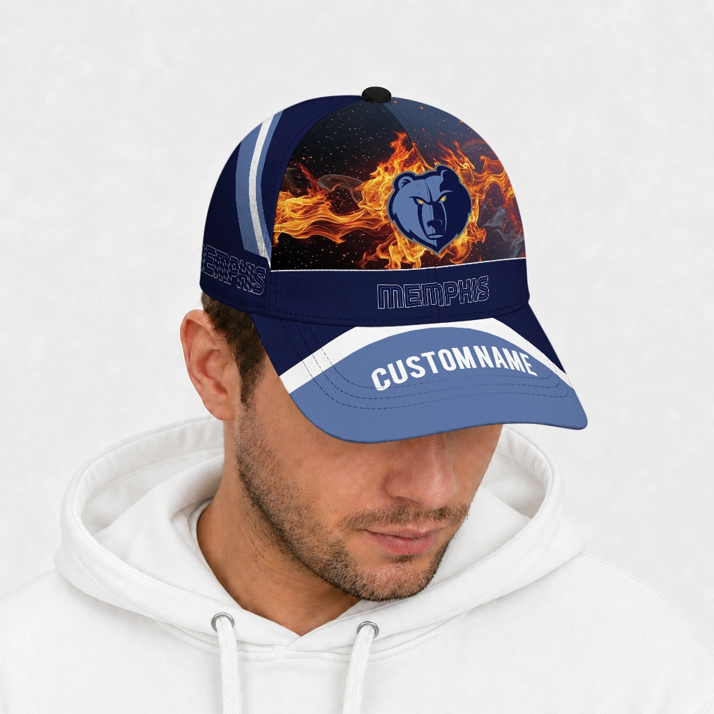 memphis-grizzlies-cap-customized-blazing-fire-blue-new-arrival.webp
