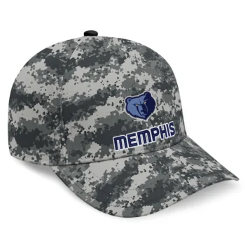 Memphis Grizzlies Cap - Customized Digital Camo Gray