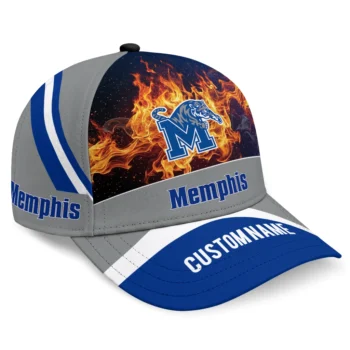 Memphis Tigers Cap - Custom Blazing Fire Blue