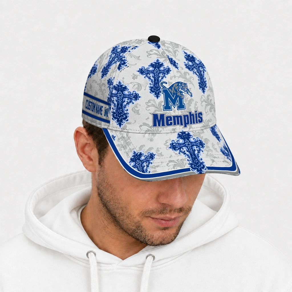 memphis-tigers-cap-custom-damask-pattern-blue-white-new-arrival.webp