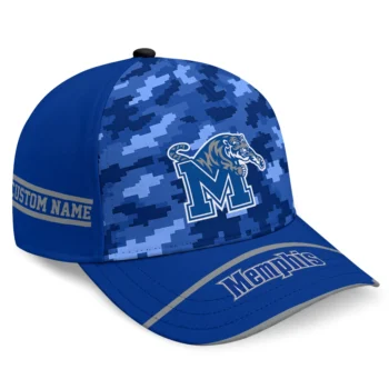 Memphis Tigers Cap - Custom Pixel Camo Blue