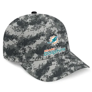 Miami Dolphins Cap - Customized Digital Camo Gray