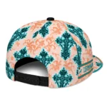 miami-dolphins-cap-personalized-damask-pattern-aqua-white-best-selling.webp