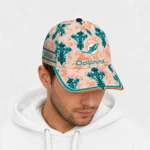 miami-dolphins-cap-personalized-damask-pattern-aqua-white-best-selling.webp