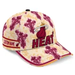 miami-heat-cap-custom-damask-pattern-red-white-best-selling.webp