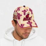 miami-heat-cap-custom-damask-pattern-red-white-best-selling.webp