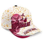 miami-heat-cap-customized-toile-pattern-red-white-best-selling.webp