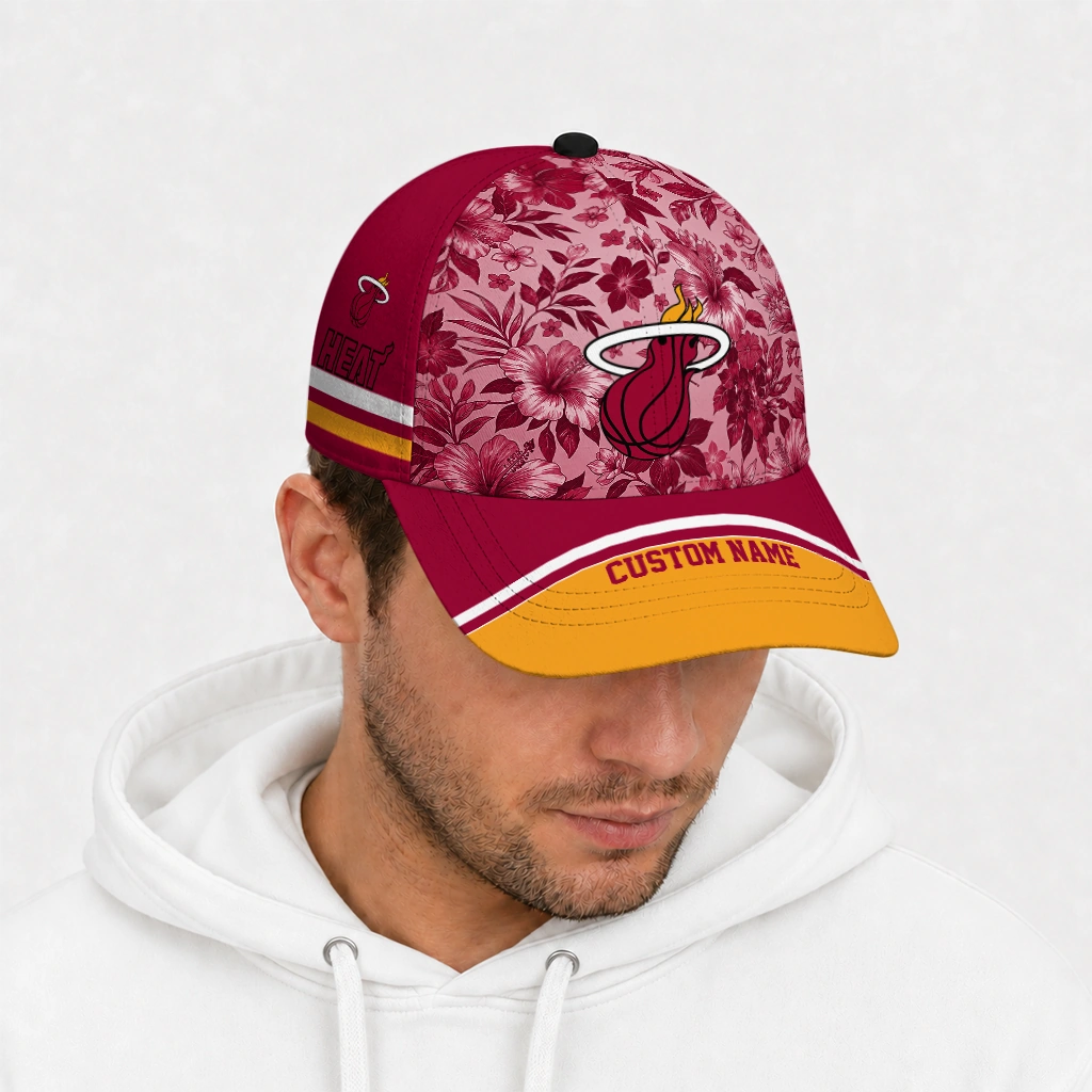 miami-heat-cap-personalized-tropical-floral-red-new-arrival.webp