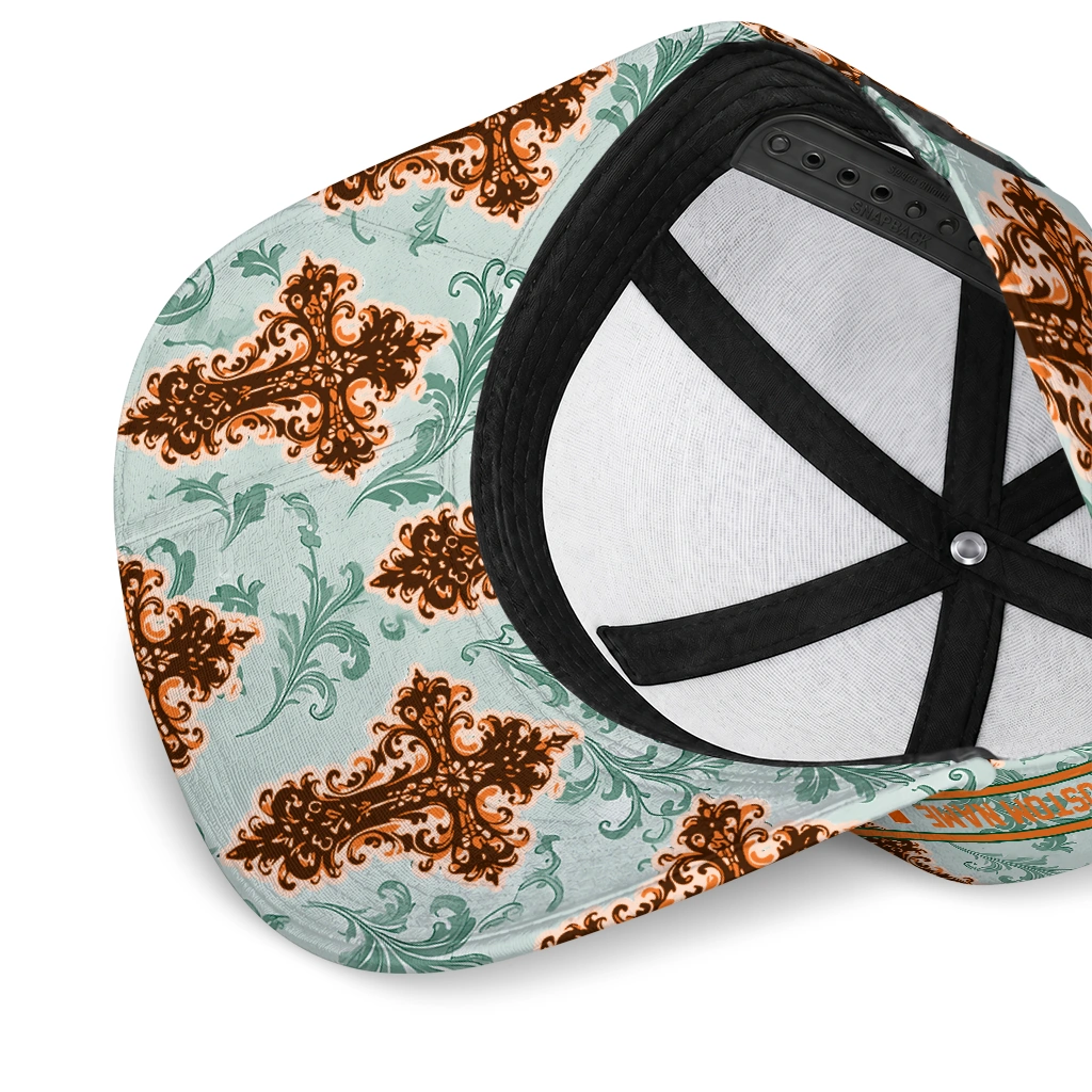 miami-hurricanes-cap-customized-damask-pattern-orange-white-high-quality.webp