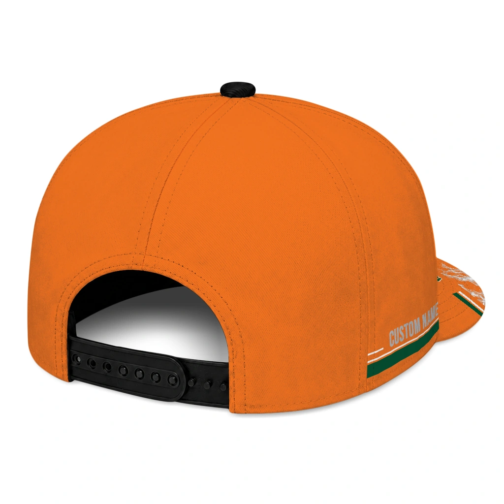 miami-hurricanes-cap-customized-smoke-flames-orange-fashion-forward.webp