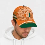 miami-hurricanes-cap-customized-tropical-floral-orange-best-selling.webp