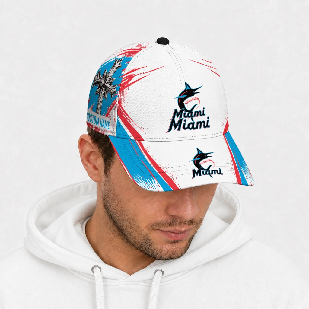 miami-marlins-cap-customized-grunge-cross-blue-white-new-arrival.webp