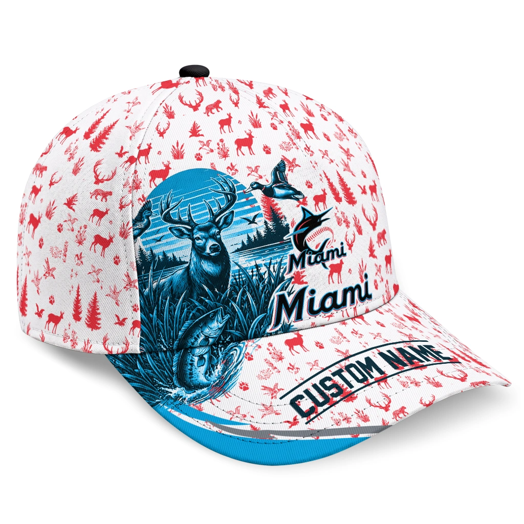 miami-marlins-cap-customized-toile-pattern-blue-white-best-selling.webp miami marlins cap customized toile pattern blue white best selling