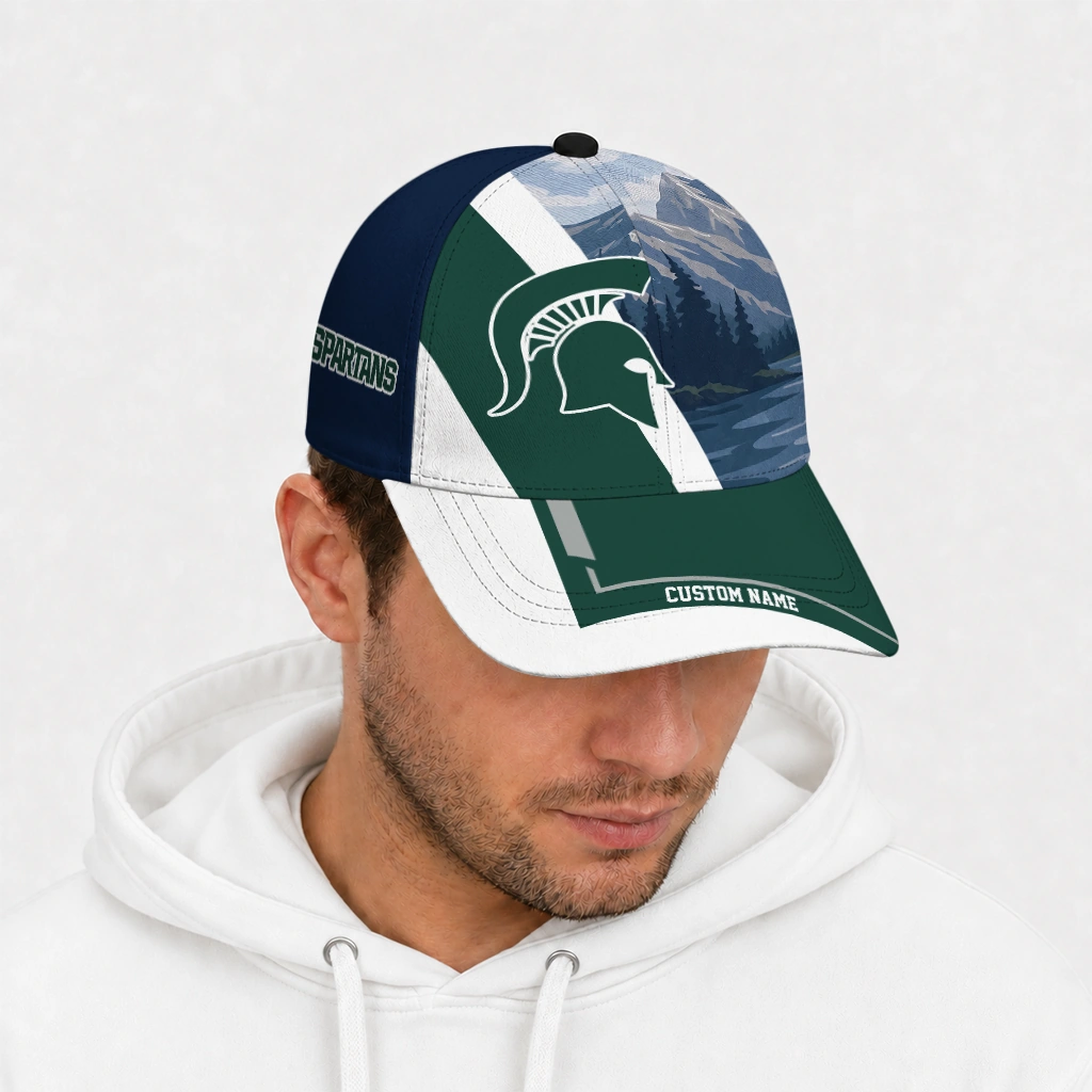 michigan-state-spartans-cap-personalized-diagonal-slash-green-new-arrival.webp