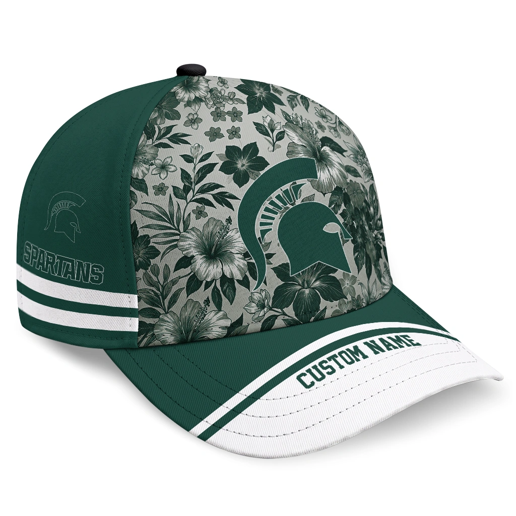 michigan-state-spartans-cap-personalized-tropical-floral-green-best-selling.webp michigan state spartans cap personalized tropical floral green best selling