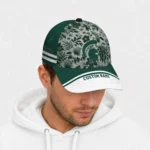 michigan-state-spartans-cap-personalized-tropical-floral-green-best-selling.webp