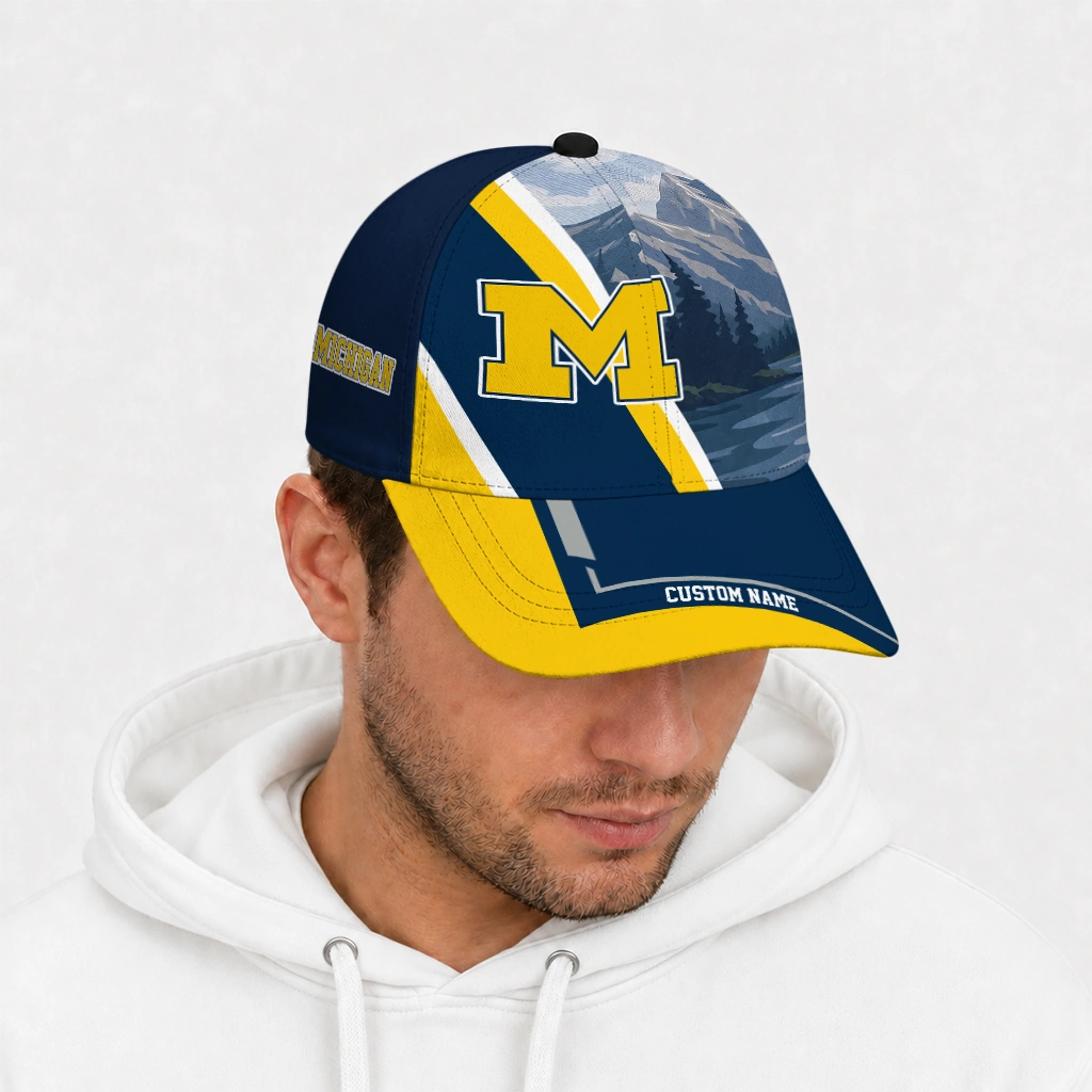 michigan-wolverines-cap-custom-diagonal-slash-blue-new-arrival.webp
