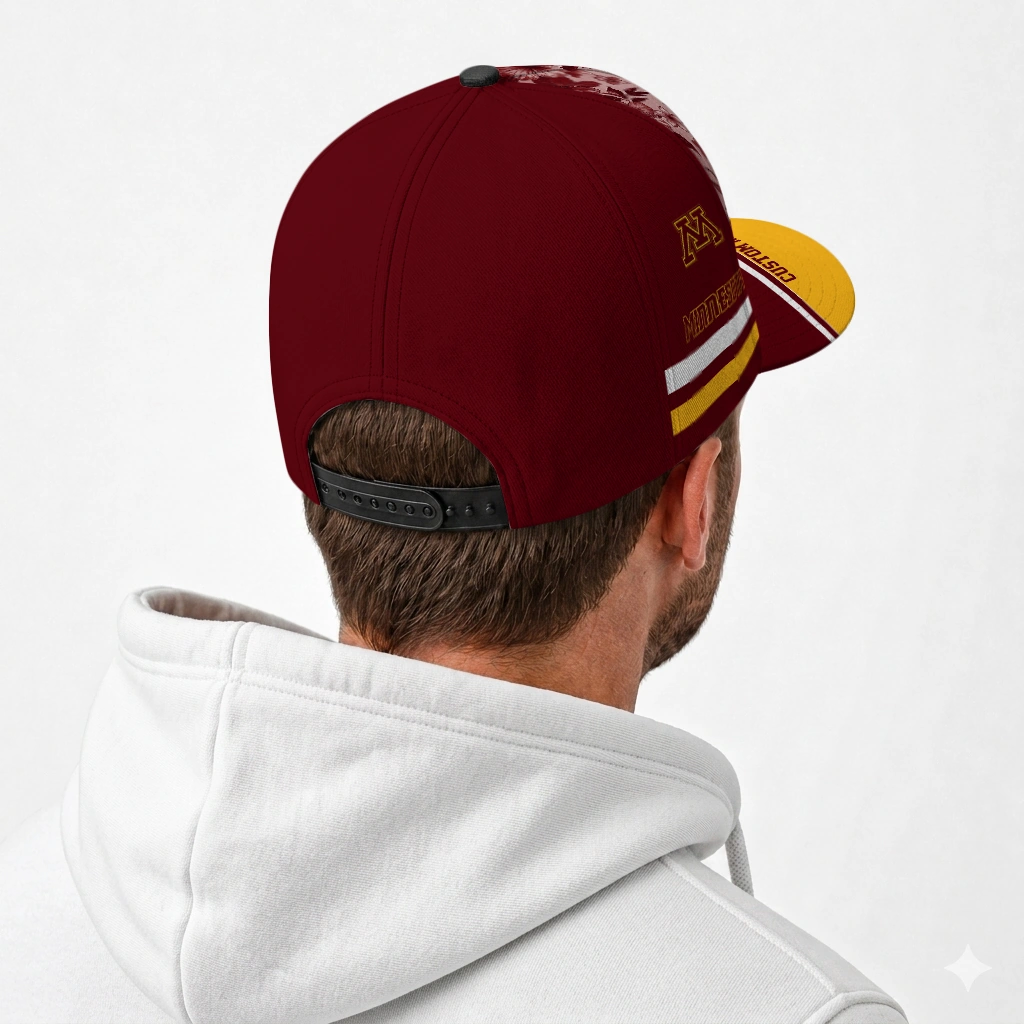 minnesota-golden-gophers-cap-customized-tropical-floral-maroon-latest-model.webp