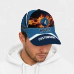 minnesota-timberwolves-cap-customized-blazing-fire-midnight-blue-best-selling.webp