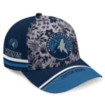 minnesota-timberwolves-cap-customized-tropical-floral-midnight-blue-best-selling.webp