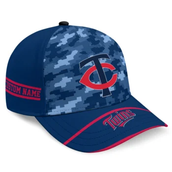 Minnesota Twins Cap - Custom Pixel Camo Navy