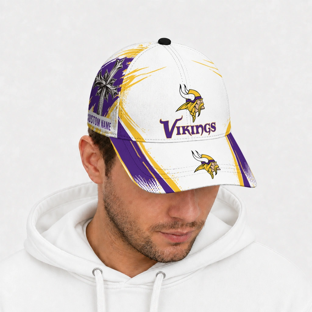 minnesota-vikings-cap-customized-grunge-cross-purple-white-new-arrival.webp