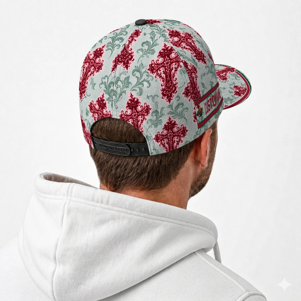 minnesota-wild-cap-personalized-damask-pattern-red-white-latest-model.webp