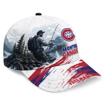 Montreal Canadiens Cap - Customized Photo Realistic Red White